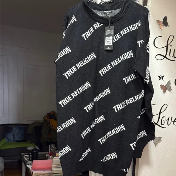 True Religion Black Sweater dress - Picture 3 of 4